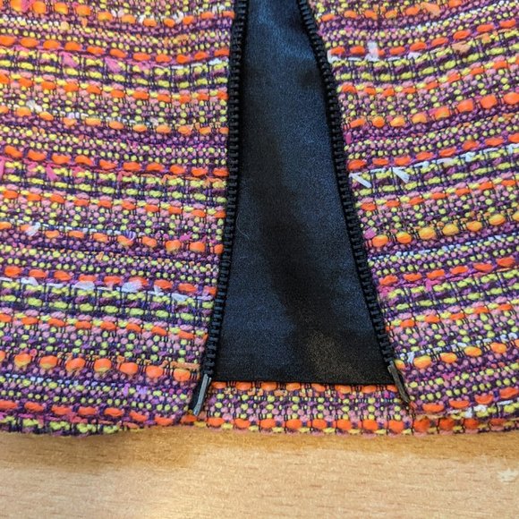 Orange Red Black Rachel Roy XS Bodycon Dress - Picture 6 of 8